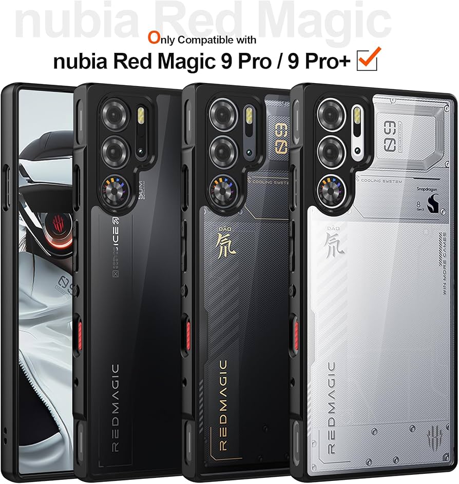 Amazon.com: Foluu Case for ZTE Nubia Red Magic 9 Pro, Military